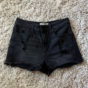 Abercrombie stretch denim highrise short